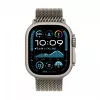 Watch Ultra 2 GPS + Cellular 49 mm dabīga titāna korpuss ar dabīga titāna Milānas cilpu - M