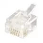 Equip telefona spraudnis, 6P6C, RJ-12 (6P6C), caurspīdīgs, 0,6 g, 9,65 mm, 12,3 mm, 7,2 mm