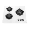 ISEASY MGBG-603 gāzes plīts, 3 degļi (balta)