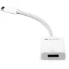USB Adapter, USB-C spraudnis > DisplayPort ligzda (balts, 11 cm)