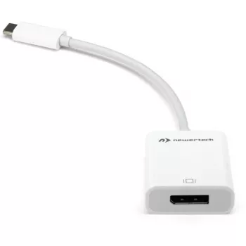 USB Adapter, USB-C spraudnis > DisplayPort ligzda (balts, 11 cm)
