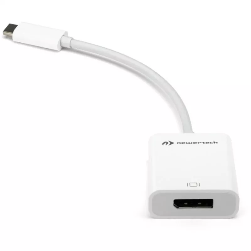 USB Adapter, USB-C spraudnis > DisplayPort ligzda (balts, 11 cm)