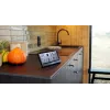 Laika stacija BLAUPUNKT WS20BK — iekštelpu/āra temperatūras un mitruma displejs, melna, 1 sensors, LCD, darbināma ar baterijām