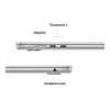 MacBook Air 15, sudraba, M4 (10-CPU/10-GPU), 16GB, 512GB, vācu, 35W Dual USB-C Port barošanas adapteris, MW1H3D/A