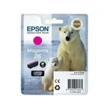 Epson Polar bear Singlepack fuksīna 26 Claria Premium Ink, fuksīna, pigmenta tinte, 1 gab.