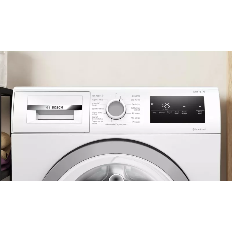 Bosch WAN2813APL Series 4 Priekšējās ielādes veļas mašīna 8 kg 1400 apgr./min Balta