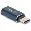 Kabeļu savienotāju adapteris DeLOCK 60688 USB 2.0 Type-C uz 8 kontaktu Lightning antracīts