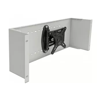 Plakanā paneļa stiprinājuma plecs DeLOCK 19 collu Monitor Arm pelēks 10 kg kravnesība