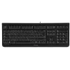 CHERRY KC 1000 tastatūra mājas USB Šveices melna