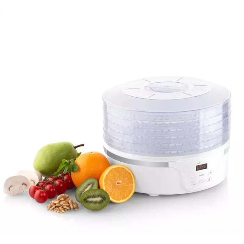 Pārtikas žāvētājs ETA Eta SECCA Transparent balta 380 W, LED displejs, 24 h taimeris, 300×300×220 mm