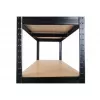 Topeshop Uzglabāšanas plaukts P9040 dārza instrumentu plaukts, brīvi stāvošs, cinkots tērauds, MDF