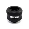 XSPC Connector G1/4 to 14mm Hardtube, melns matēts - 8 gab.