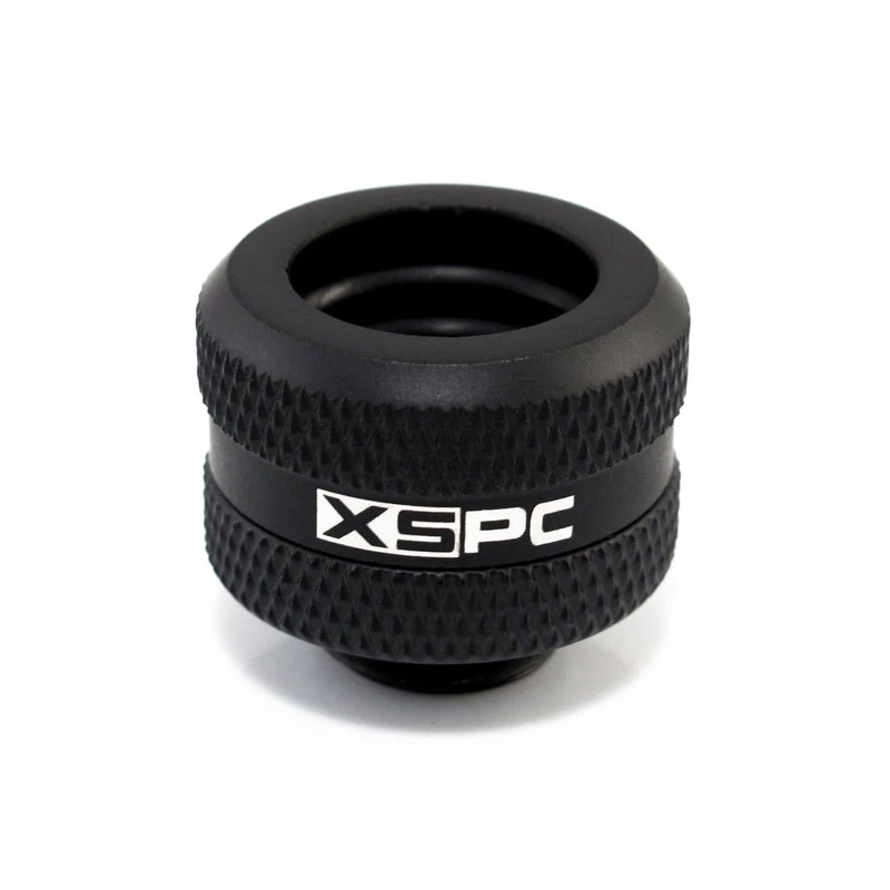 XSPC Connector G1/4 to 14mm Hardtube, melns matēts - 8 gab.