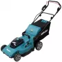 Makita DLM538Z zāles pļāvējs Stumjamais zāles pļāvējs Baterija Melna, Zila, Metāliska