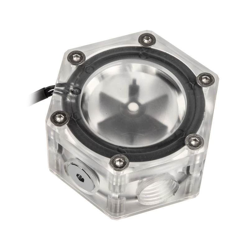 Plūsmas indikators BitsPower Hexagon Flow Indicator-RGB BP-HFI-RGB — RGB apgaismojums, sešstūraina konstrukcija