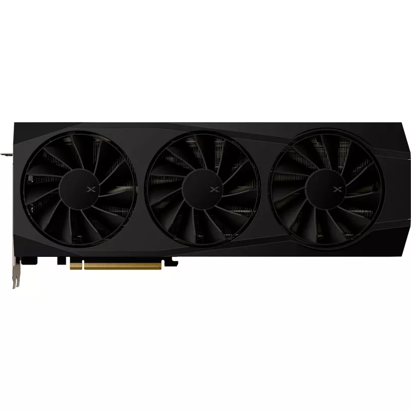 XFX Radeon RX 9070 XT grafiskā karte — 16 GB GDDR6, 256-bit, PCIe 5.0, 3x DisplayPort 2.1, HDMI 2.1, 3 ventilatori