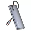 USB-C centrmezgls Tellur TLL321061 ar PD 3.0 100W, HDMI izeju un 3× USB 3.0 portiem