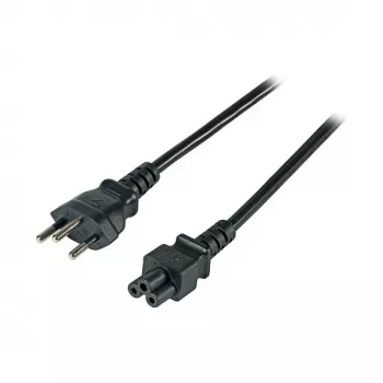 EFB-Elektronik strāvas vads Swiss Type 12 - C5 180°, melns, 1,8 m, 3 x 0,75 mm² Ražotājs: EFB Elektronik (EK495.1,8V2)