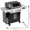 Weber-Grill Genesis no koka (MDF), rotaļu virtuve melna/pelēka