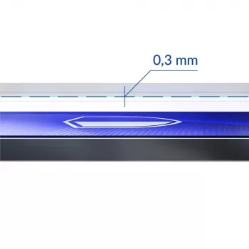 Rūdīta elastīga ekrāna aizsargplēve 3MK FlexibleGlass Pro Apple iPhone 15 — caurspīdīga, izturīga pret skrāpējumiem
