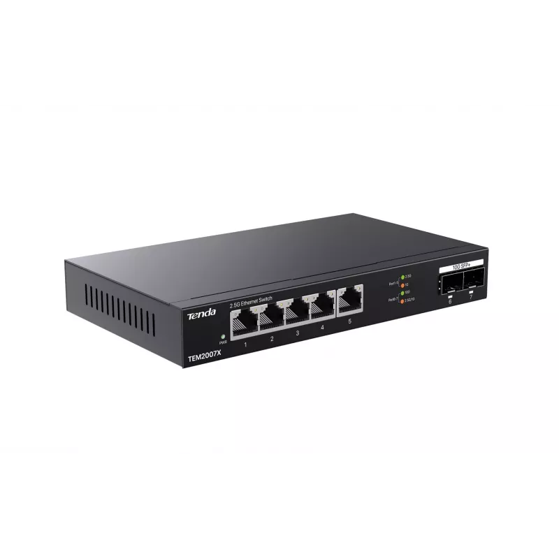 Tenda TEM2007X tīkla komutators 2.5G Ethernet 5 porti