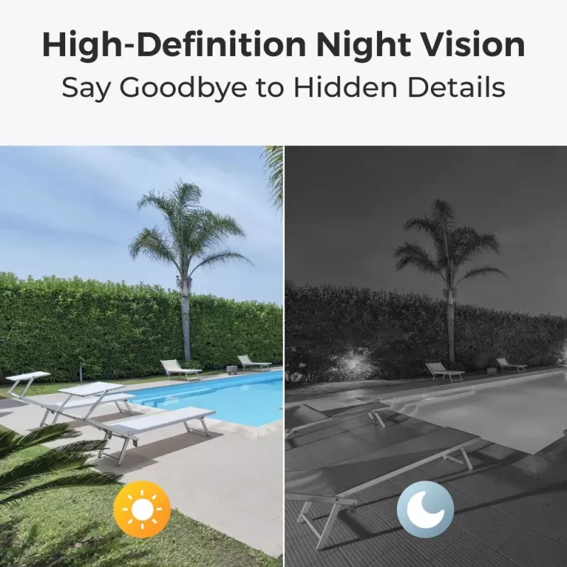 Iekštelpu IP drošības kamera Reolink E Series E330 — 4MP, 4 mm objektīvs, 84°×45° redzes lauks, 2.4/5 GHz Wi‑Fi, divvirzienu audio, cilvēku/mājdzīvnieku noteikšana