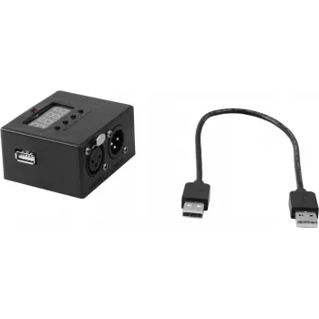 DMX interfeiss EUROLITE PFE-50 (modelis 40001815) USB darbināms DMX kontrollera interfeiss