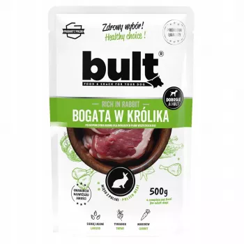 BULT trusi bagāta gaļa paciņā mitrā suņu barība 500g