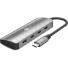 Goobay Slim 4-Port USB-Hub USB-C līdz 10 Gbit/s - -Plug> 4x (76565)