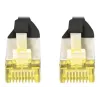 Tīkla kabelis Digitus CAT 6A S/FTP RJ-45 2m melns