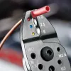Knipex 97 21 215 kabeļu gofrēšanas knaibles Gofrēšanas instruments Melns, zils, sarkans