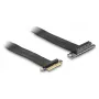 DeLOCK Riser Card PCI Express x4 male to x4 slot 90° leņķveida with kabelis 60 cm
