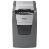 Rexel Optimum AutoFeed+ 130X papīra smalcinātājs Krustveida smalcināšana 55 dB 22 cm Melns, Sudraba
