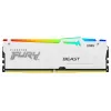 Kingston FURY Beast RGB KF552C40BWAK2-16 DDR5-5200 16GB (2x8GB) komplekts, CL40, balts