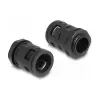 Kabeļu uzmava DeLOCK 60465 melna plastmasa 21,2mm 2m