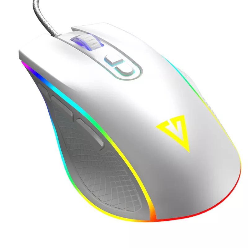Vadu optiskā pele MODECOM Volcano Veles (balta) — modelis M-MC-VELES-200
