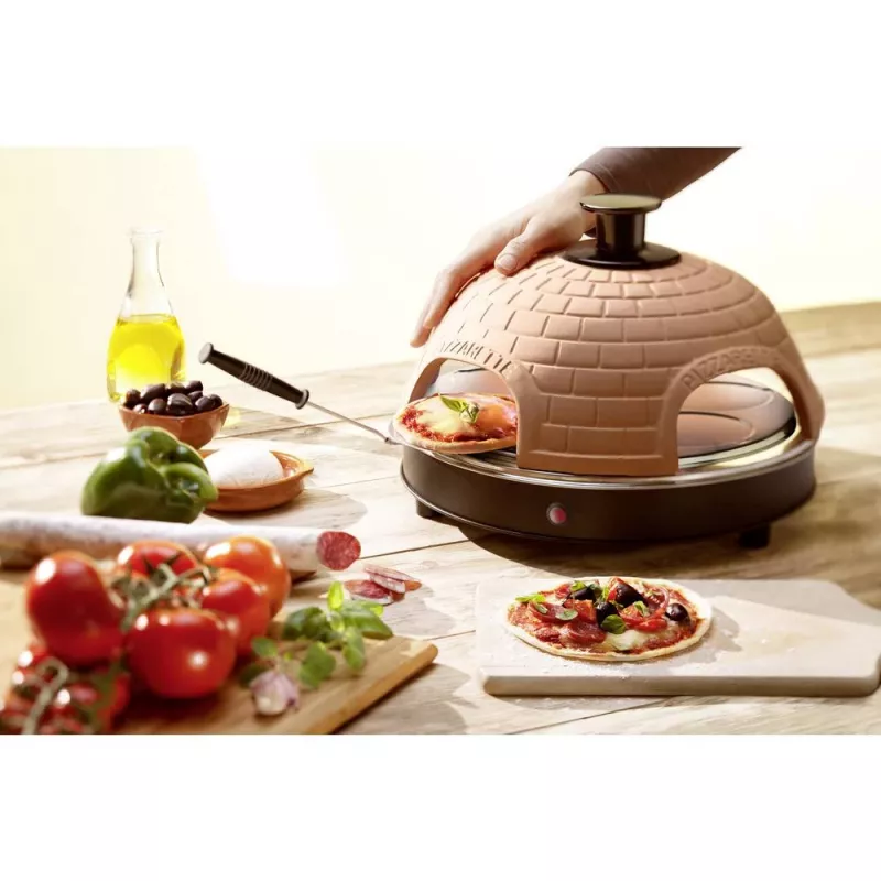 Picu krāsns Emerio PO-115985 4 picas 900 W melna oranža