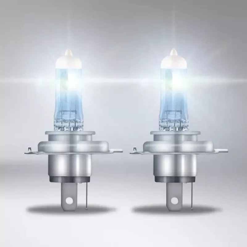 Halogēna priekšējā luktura spuldze Osram NIGHT BREAKER 220 H4 — dubultiepakojums, 12V 60/55W