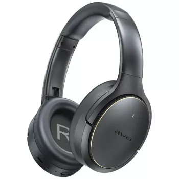 Austiņas Awei Bluetooth AT20 ANC ENC 6.0 — bezvadu uzliekamās ar ANC un ENC, Bluetooth 6.0