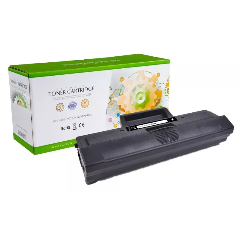 Toner Saderīga Static Control Hewlett-Packard 106A W1106A 1500 lapas Melns