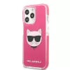Karl Lagerfeld KLHCP13XTPECPI Iphone 13 Pro Max 6.7 ciets maciņš fuksijas krāsā/FUSCHIA Choupette Head