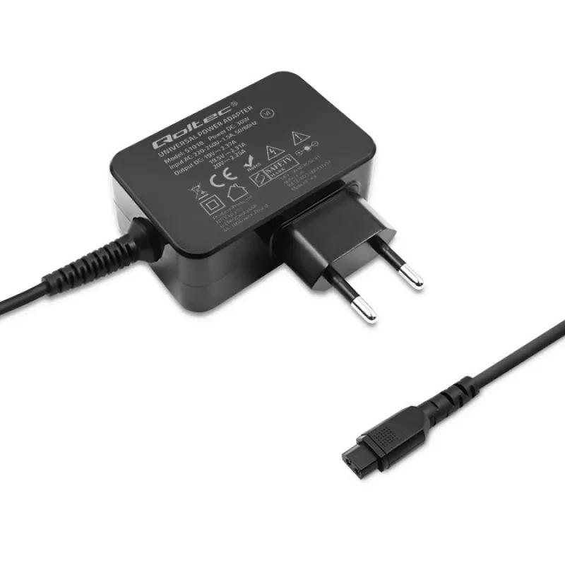 Strāvas adapteris QOLTEC Universal 30W ar 8 maināmiem spraudņiem