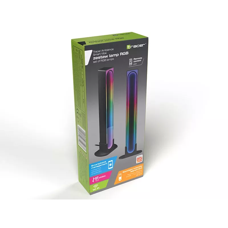 Galda un piekaramā lampa TRACER Smart Vibe Tracer 47252 Ambience TRAOSW47252 RGB bezvadu vadība