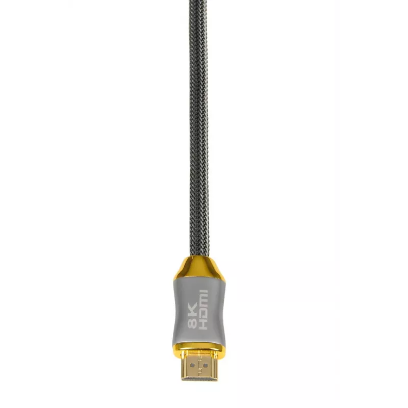 HDMI kabelis IBOX HD08 2 m, HDMI Type A tēviņš–tēviņš, HDMI 2.1, sudraba