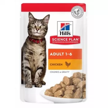 HILL'S Science Plan Adult ar vistu - mitrā kaķu barība - 85g