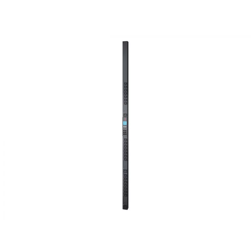 APC Rack PDU 2G, mērīta pēc kontaktligzdas ar pārslēgšanu, ZeroU, 20A/208V, 16A/230V, (21) C13 un (3) C19