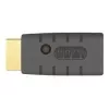 Adapter HDMI (spraudnis) > HDMI (ligzda), EDID emulators (melns)