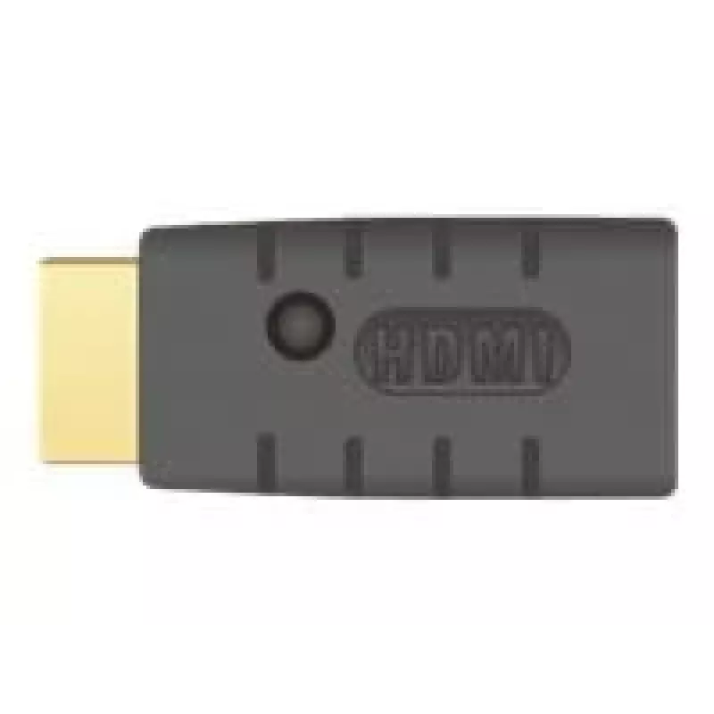 Adapter HDMI (spraudnis) > HDMI (ligzda), EDID emulators (melns)