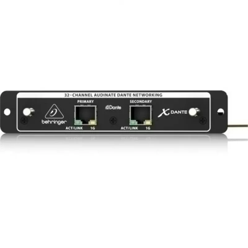 Paplašināšanas karte Behringer X-DANTE priekš X32 — Dante tīkla audio 32 kanāli