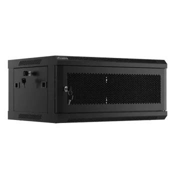 Lanberg WF01-6404-23B rack cabinet 4U Wall mounted rack Melns